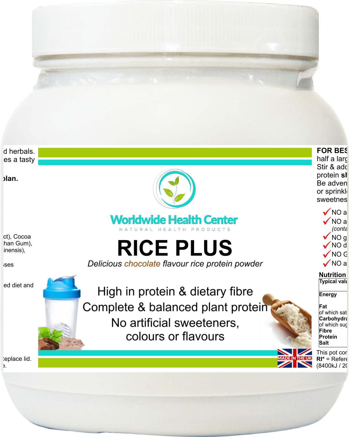 rice-plus-500-g-powder-worldwide-health-center