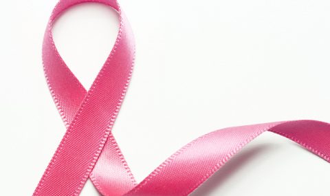 pink ribbon for breast cancer iamge